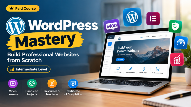 WordPress Mastery: Build Professional Websites